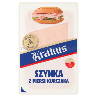 Krakus Szynka Z Piersi Kurczaka Plastry 100 G 