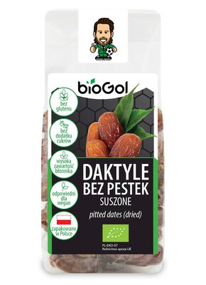 Biogol  Daktyle Suszone Bezglutenowe Bio 150 G [BIO]