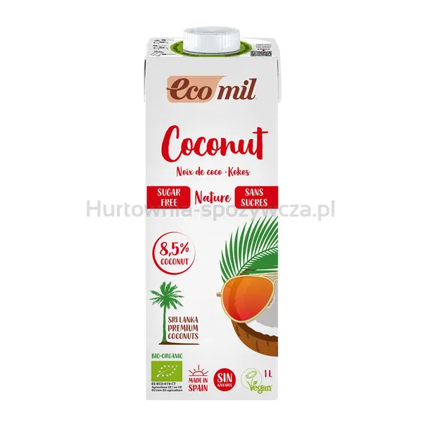 Napój Kokosowy Bez Cukru Bezgl. Bio 1 L