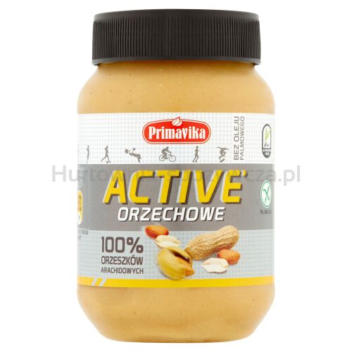 Primavika Active Orzechowe 100% Orzeszków Arachidowych 470 G