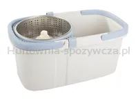 Mop obrotowy rotacyjny 360 spin turbo wiadro zestaw nakładka mikrofibra - 4