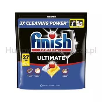 FINISH Ultimate Kapsułki do zmywarki Lemon 27 szt.