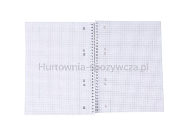Kołonotatnik OFFICE PRODUCTS, A5, w kratkę, 80 kart., 70gsm - 4