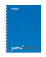 Kołonotatnik OFFICE PRODUCTS, A5, w kratkę, 80 kart., 70gsm - 3