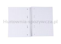 Kołonotatnik OFFICE PRODUCTS, A5, w kratkę, 80 kart., 70gsm - 4