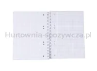 Kołonotatnik OFFICE PRODUCTS, A5, w kratkę, 80 kart., 70gsm - 4