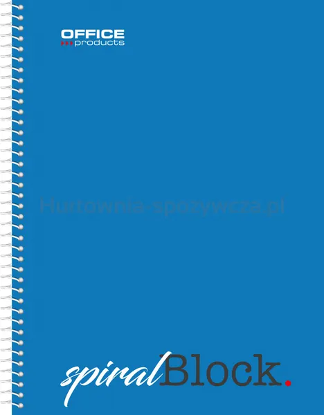 Kołonotatnik Office Products, A5, W Kratkę, 80 Kart., 70Gsm