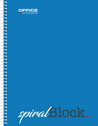 Kołonotatnik OFFICE PRODUCTS, A5, w kratkę, 80 kart., 70gsm