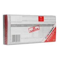 Druk Przyjęcie Materiałów Z Zewnątrz Emerson 8Cmx10Cm 5 Bloczków X 80 Kartek