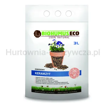Keramzyt Ogrodowy - Glinka Drenażowa 3L Biohumuseco