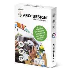 Pro-Design Fsc Papier kserosatynowany, klasa A++, A4, 168CIE, 300gsm, 125 ark. 