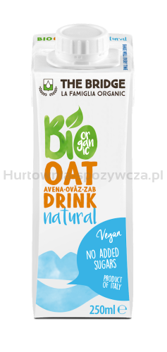 Napój Owsiany Naturalny Bez Dodatku Cukrów Bio 250 Ml - The Bridge [BIO]