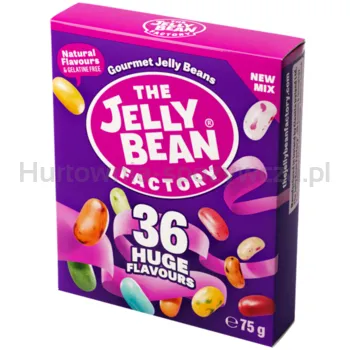 The Jelly Bean Factory Cukierki do żucia 36 smaków, mix 75 g