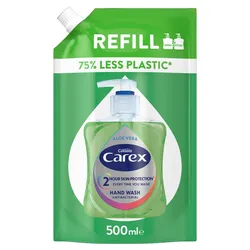 Mydło w płynie antybakteryjne CAREX, Aloes, zapas, 500ml