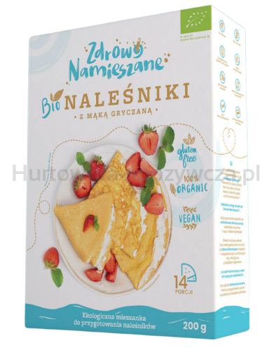 Mieszanka Na Naleśniki Z Mąką Gryczaną Bezglutenowa Bio 200 G - Zdrowo Namieszane [BIO]