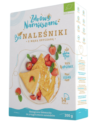 Mieszanka Na Naleśniki Z Mąką Gryczaną Bezglutenowa Bio 200 G - Zdrowo Namieszane [BIO]