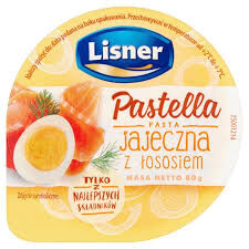 Lisner Pastella Pasta Jajeczna Z Łososiem  80G