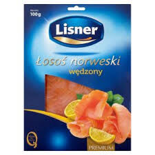 Lisner Łosoś Norweski Wędzony 90G