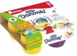 Danone Danonki Mega brzoskwinia-gruszka jagoda 4x90g