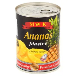 Mk Ananas Plastry W Lekkim Syropie 565g
