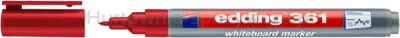 Edding Marker do tablic e-361 1mm, czerwony 