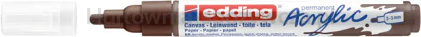 Marker akrylowy e-5100 EDDING, 2-3 mm, matowy czekoladowy brąz
