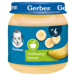 Gerber Deserek Delikatny Banan Po 4 Miesiącu 125 G