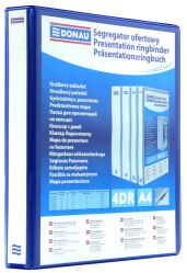 Segregator ofertowy DONAU, PP, A4/4RD/40, niebieski