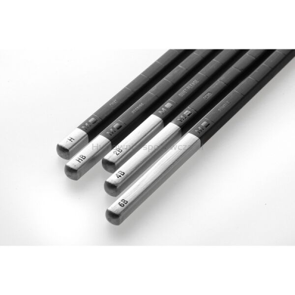Zestaw ołówków MOLESKINE 5 szt. Różnej twardości w metalowym pudełku - 4