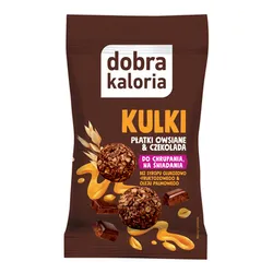 dobra kaloria Kulki płatki owsiane & czekolada 40 g