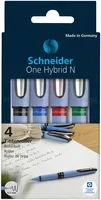 Pióro kulkowe Schneider ONE Hybrid N 0,5 mm, w etui 4 szt., miks kolorów - 2