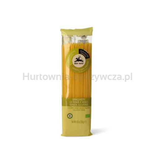 Makaron (Kukurydziano - Ryżowy) Spaghetti Bezglutenowy Bio 250 G - Alce Nero [BIO]