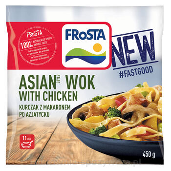 Frosta Asian Style Wok With Chicken. Kurczak Z Makaronem Po Azjatycku, 450G