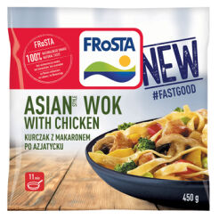 Frosta Asian Style Wok With Chicken. Kurczak Z Makaronem Po Azjatycku, 450G