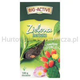 Big Active Herbata Zielona Z Opuncją (100G)
