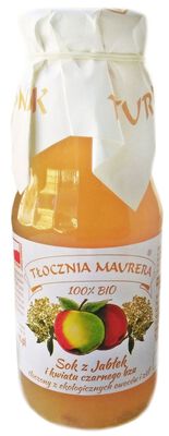 Sok Jabłkowy Z Kwiatem Czarnego Bzu Nfc Bio 300 Ml - Tłocznia Maurera [BIO]