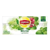 Herbata Lipton Melisa z granatem 20 Torebek. Herbatka ziołowa aromatyzowana 24g
