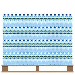 Topseller Woda źródlana gazowana 0,5 l (Paleta 2016 szt.)  Bez kaucji