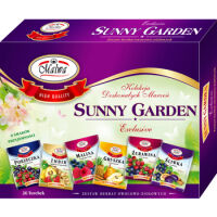 Malwa Sunny Garden Zestaw 6 herbat owocowo-ziołowych 36 torebek 72 g (36x2 g)