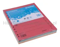 Donau Przekładka karton A4, 235x300mm, 1-10, 1 karta, mix kolorów  - 2