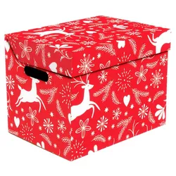 Pudło One Xmas Renifer Czerwone