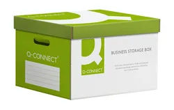 Pudło Archiwizacyjne Wzmocnione Q-Connect Power, Karton, Zbiorcze, Zielone