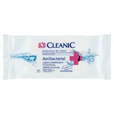 *Cleanic Chusteczki Odświeżające Antibacterial 15 Sztuk