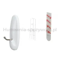 Haki wielokrotnego użytku COMMAND™ (17068 PL), z metalowym uchwytem, średnie, 2szt., biały - 3