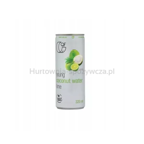 Quality Food woda kokosowa z sokiem z limonki 320ml SK