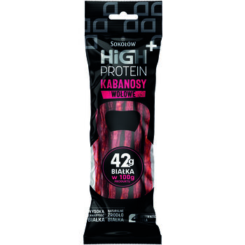 Kabanosy wołowe 60g High Protein+