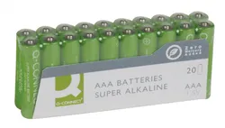 Baterie Super-Alkaliczne Q-Connect Aaa, Lr03, 1,5V, 20Szt.