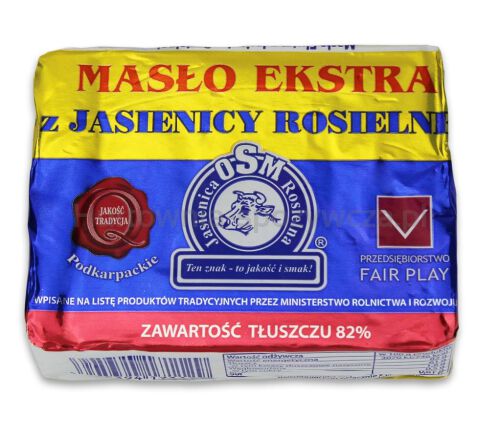 Masło Ekstra Tradycyjne (82 % Tłuszczu) 200 G - Jasienica [BIO]