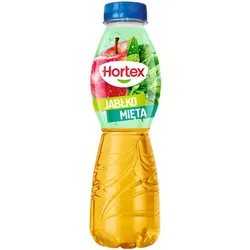 Hortex Napój jabłko mięta butelka aPet 500 ml kaucja (w tym +0,50 zł/szt. zwrotnej kaucji)