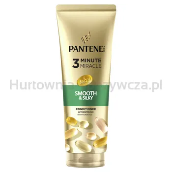 Pantene Pro-V Smooth &Amp; Sleek 3 Minute Miracle Odżywka 220 Ml Do Włosów Puszących Się